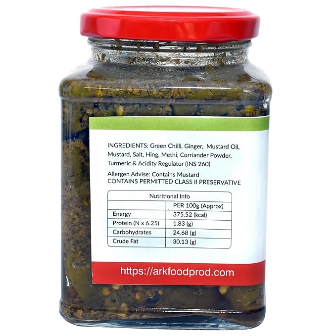 Green Stuffed Chilly Pickle - Organic & Homemade - Image 4