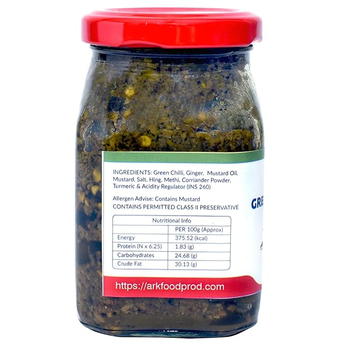 Green Stuffed Chilly Pickle - Organic & Homemade - Image 5