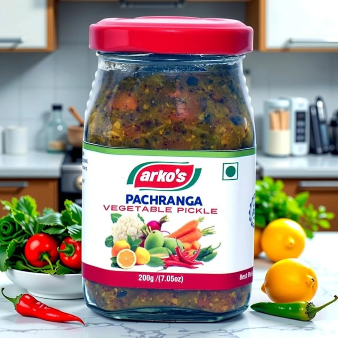 Pachranga Vegetable Pickle - Organic & Homemade - Image 2