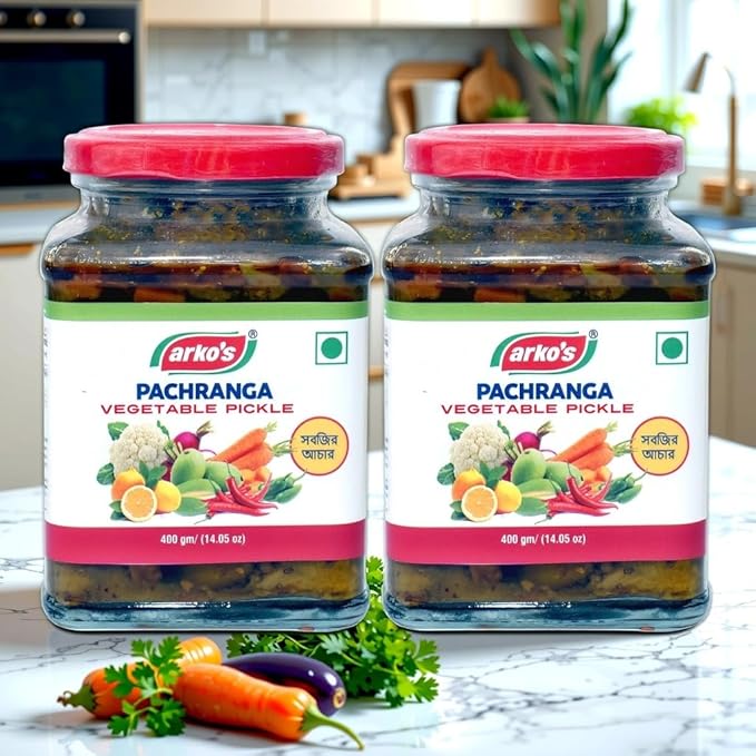 Pachranga Vegetable Pickle - Organic & Homemade - Image 8